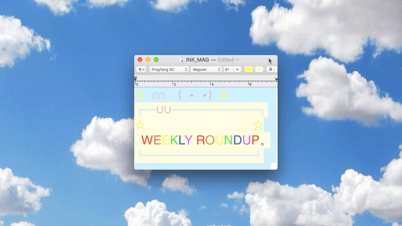 Weekly Roundup Weekly Roundup