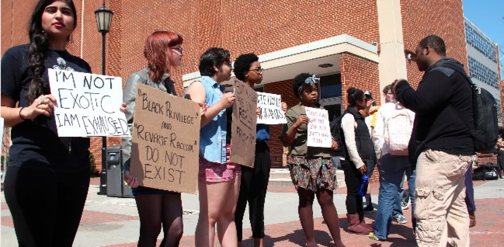 VCU Feminist Club in the Compass.