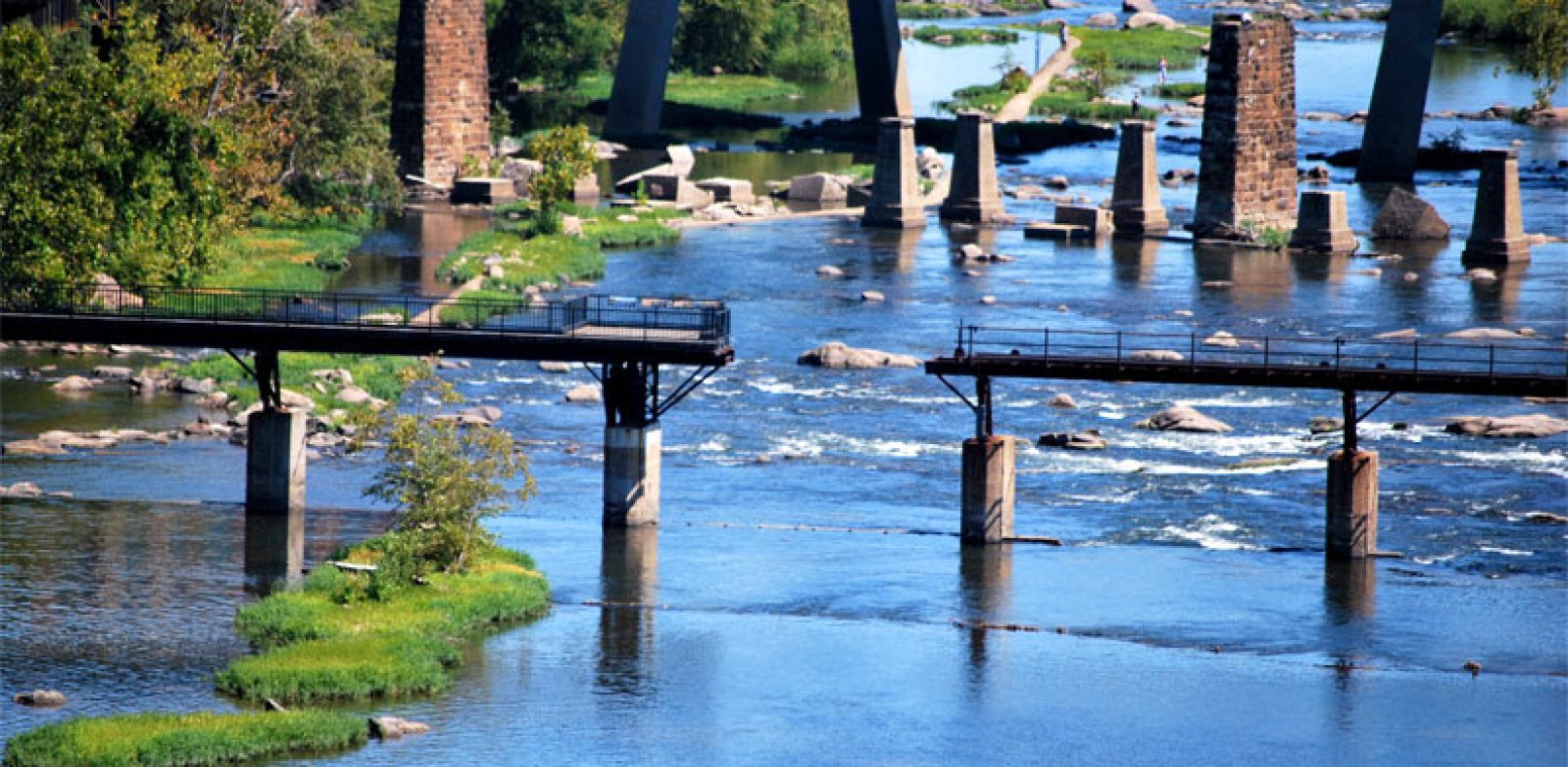 The current Vepco Levy Bridge
Photo courtesy of Phil Riggan